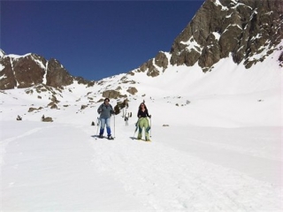  Paseo con raquetas de nieve macizo de Mercantour